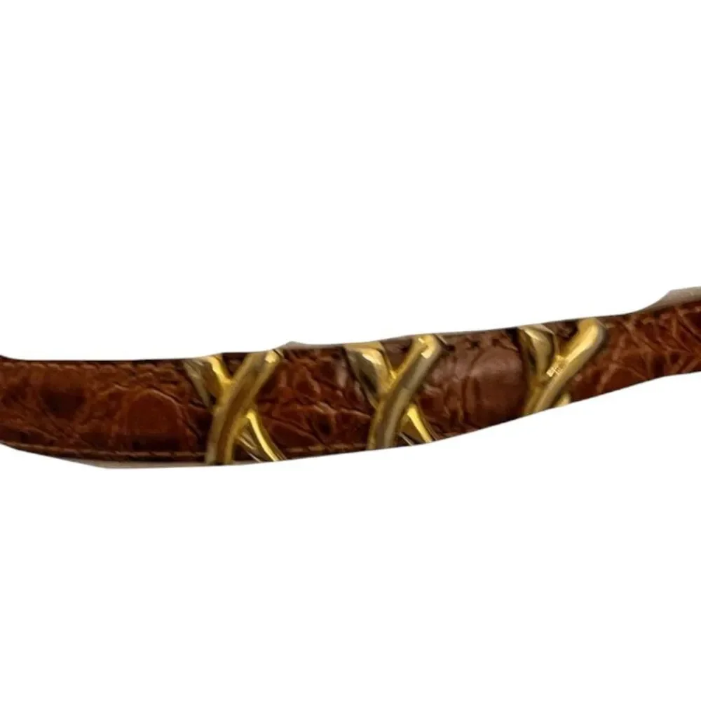 Made‎ In France Leather Alligator Look Belt